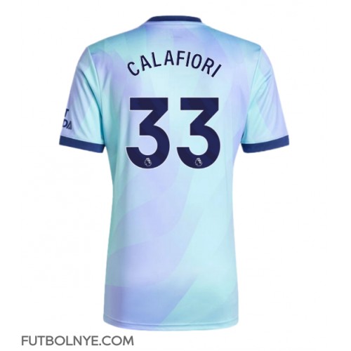 Camiseta Arsenal Riccardo Calafiori #33 Tercera Equipación 2024-25 manga corta